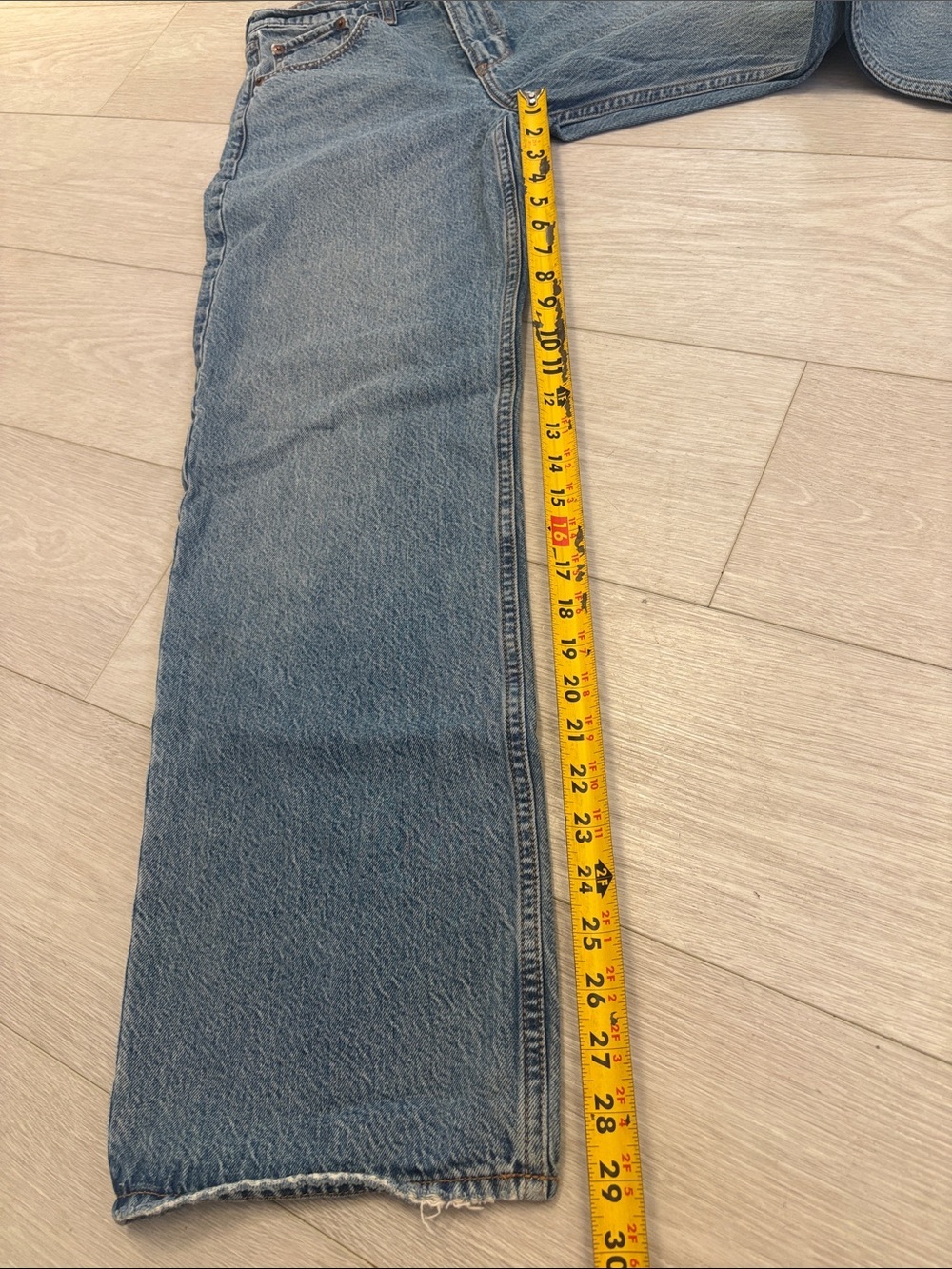 Abercrombie and Fitch the loose high rise jeans blue size 27 / 4 R - Picture 12 of 12